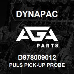 D978009012 Dynapac PULS PICK-UP PROBE | AGA Parts