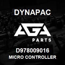 D978009016 Dynapac MICRO CONTROLLER | AGA Parts