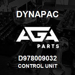 D978009032 Dynapac CONTROL UNIT | AGA Parts