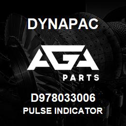 D978033006 Dynapac PULSE INDICATOR | AGA Parts