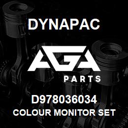 D978036034 Dynapac colour monitor set | AGA Parts