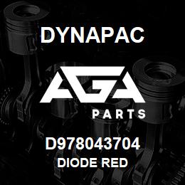 D978043704 Dynapac DIODE RED | AGA Parts