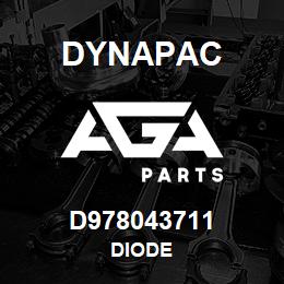 D978043711 Dynapac DIODE | AGA Parts