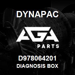 D978064201 Dynapac DIAGNOSIS BOX | AGA Parts