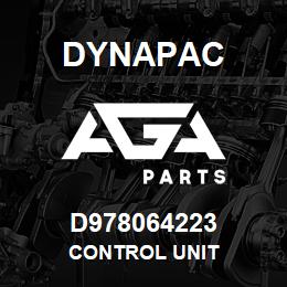 D978064223 Dynapac CONTROL UNIT | AGA Parts