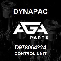 D978064224 Dynapac CONTROL UNIT | AGA Parts