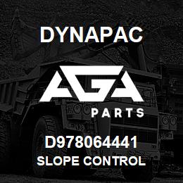 D978064441 Dynapac SLOPE CONTROL | AGA Parts