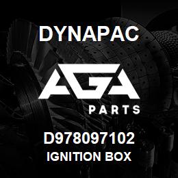 D978097102 Dynapac IGNITION BOX | AGA Parts