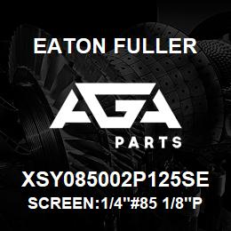 XSY085002P125SE Eaton Fuller SCREEN:1/4"#85 1/8"PERF 316 S/S 600# MAX | AGA Parts