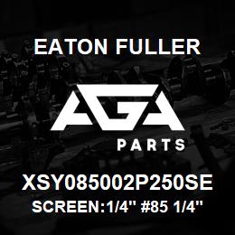 XSY085002P250SE Eaton Fuller SCREEN:1/4" #85 1/4"PERF 316 S/S 600# MAX | AGA Parts