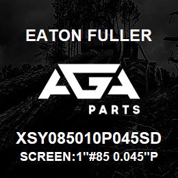 XSY085010P045SD Eaton Fuller SCREEN:1"#85 0.045"PERF 316 S/S 150#/300# | AGA Parts