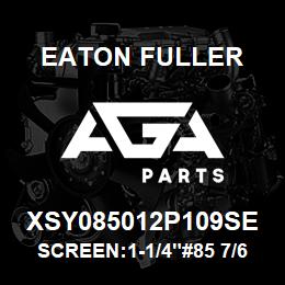 XSY085012P109SE Eaton Fuller SCREEN:1-1/4"#85 7/64"PE RF 316 S/S 600# MAX | AGA Parts