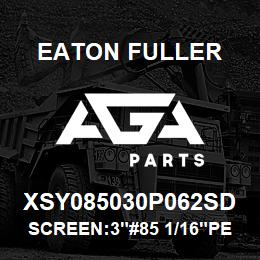 XSY085030P062SD Eaton Fuller SCREEN:3"#85 1/16"PERF 1 50#/300# 316 SSTL | AGA Parts