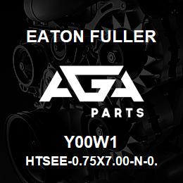 Y00W1 Eaton Fuller HTSEE-0.75X7.00-N-0.38-6 -N-N-N-3-3-Y00W1 | AGA Parts