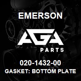 020-1432-00 Emerson Gasket: Bottom Plate | AGA Parts