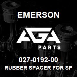 027-0192-00 Emerson Rubber Spacer for Spring Mounting Parts | AGA Parts