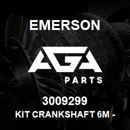 3009299 Emerson Kit Crankshaft 6M - long (steel) | AGA Parts