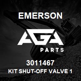 3011467 Emerson Kit Shut-off Valve 1 3/8" with Gasket and Bolts | AGA Parts