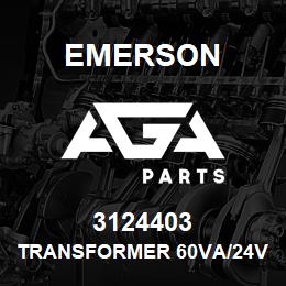 3124403 Emerson Transformer 60VA/24V Output | AGA Parts