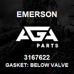 3167622 Emerson Gasket: below valve plate .033 OF -1450-04 | AGA Parts