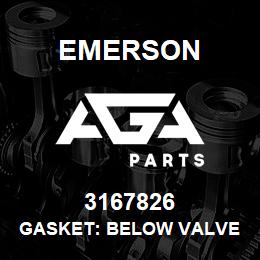 3167826 Emerson Gasket: below valve plate .035 OF -1450-01 | AGA Parts