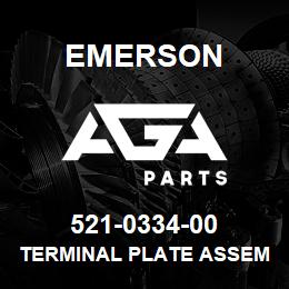 521-0334-00 Emerson Terminal Plate Assembly | AGA Parts