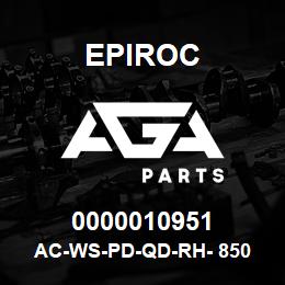 0000010951 Epiroc AC-WS-PD-QD-RH- 850 C.FM | AGA Parts