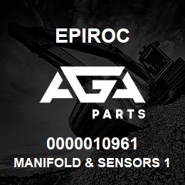 0000010961 Epiroc MANIFOLD & SENSORS 1050-1300 | AGA Parts