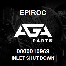 0000010969 Epiroc INLET SHUT DOWN | AGA Parts