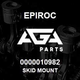 0000010982 Epiroc SKID MOUNT | AGA Parts
