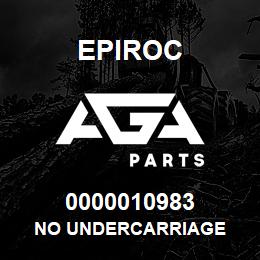 0000010983 Epiroc NO UNDERCARRIAGE | AGA Parts