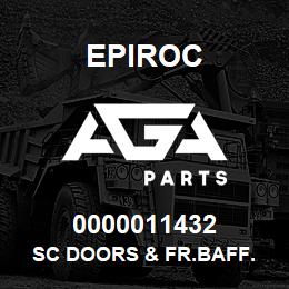 0000011432 Epiroc SC DOORS & FR.BAFF. S1,5-2LP | AGA Parts