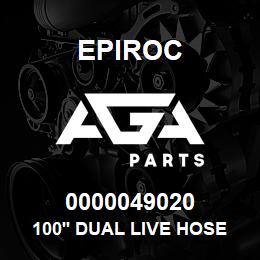 0000049020 Epiroc 100' DUAL LIVE HOSE REEL S7 US | AGA Parts