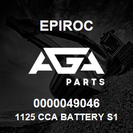 0000049046 Epiroc 1125 CCA BATTERY S1 S7 | AGA Parts