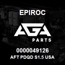 0000049126 Epiroc AFT PDQD S1.5 USA | AGA Parts