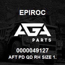 0000049127 Epiroc AFT PD QD RH SIZE 1.5 USA | AGA Parts