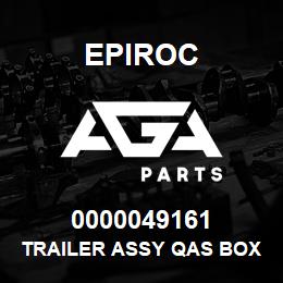 0000049161 Epiroc TRAILER ASSY QAS BOX C HB | AGA Parts