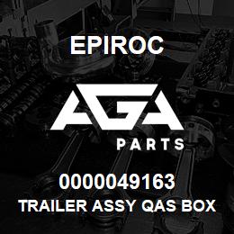 0000049163 Epiroc TRAILER ASSY QAS BOX D HB | AGA Parts