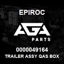 0000049164 Epiroc TRAILER ASSY QAS BOX 5 HB | AGA Parts