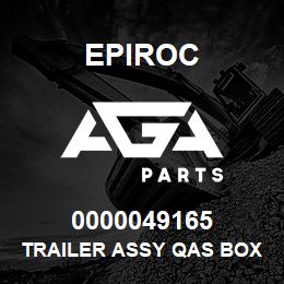 0000049165 Epiroc TRAILER ASSY QAS BOX 6 HB | AGA Parts