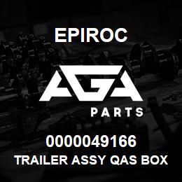 0000049166 Epiroc TRAILER ASSY QAS BOX A EB | AGA Parts