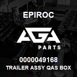 0000049168 Epiroc TRAILER ASSY QAS BOX C EB | AGA Parts