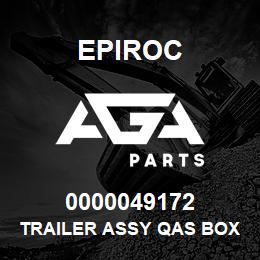 0000049172 Epiroc TRAILER ASSY QAS BOX 6 EB | AGA Parts