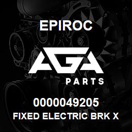 0000049205 Epiroc FIXED ELECTRIC BRK XAS S2 LP | AGA Parts