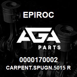 0000170002 Epiroc CARPENT.SPUGN.5015 RFC5.5/20 | AGA Parts