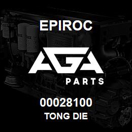 00028100 Epiroc TONG DIE | AGA Parts