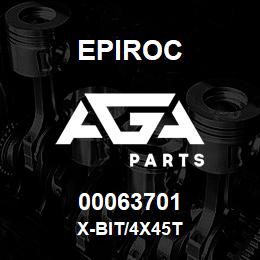 00063701 Epiroc X-BIT/4X45T | AGA Parts