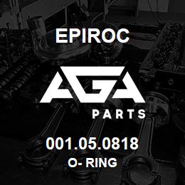 001.05.0818 Epiroc O- RING | AGA Parts