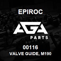 00116 Epiroc VALVE GUIDE, M190 | AGA Parts