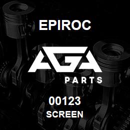 00123 Epiroc SCREEN | AGA Parts